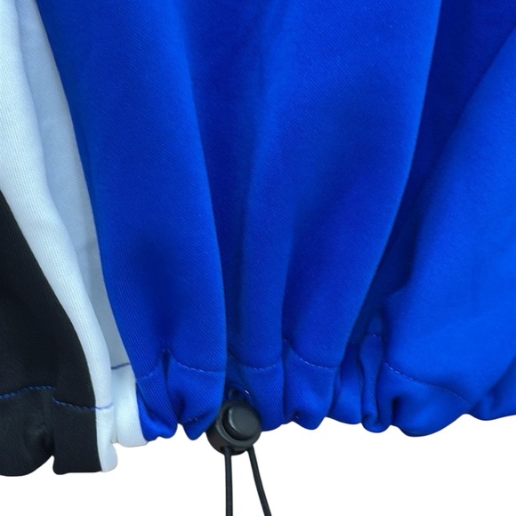 Sports Illustrated Blue Scuba Half Zip Up Popover Drawstring Waist Sweatshirt XL - Picture 7 of 11